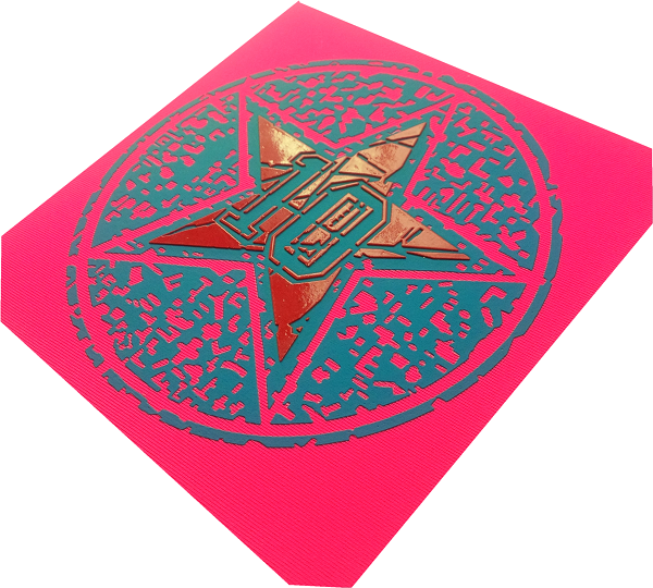  3D Water-Based Transfer Label